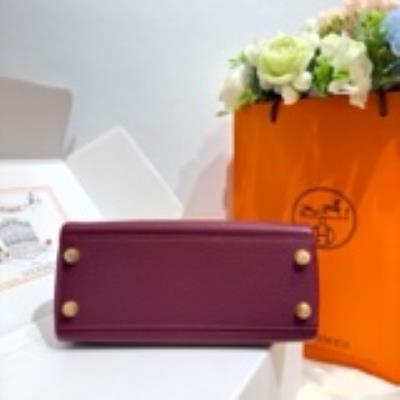 wholesale quality hermes kelly 25 togo retourn bourgogne ghw